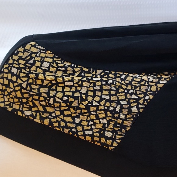 N.Y.P.L. Collection Women's Open Cardigan Slinky Black Brown Travel Sixe 1X - Picture 2 of 9